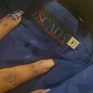 Escada Royal Blue Top